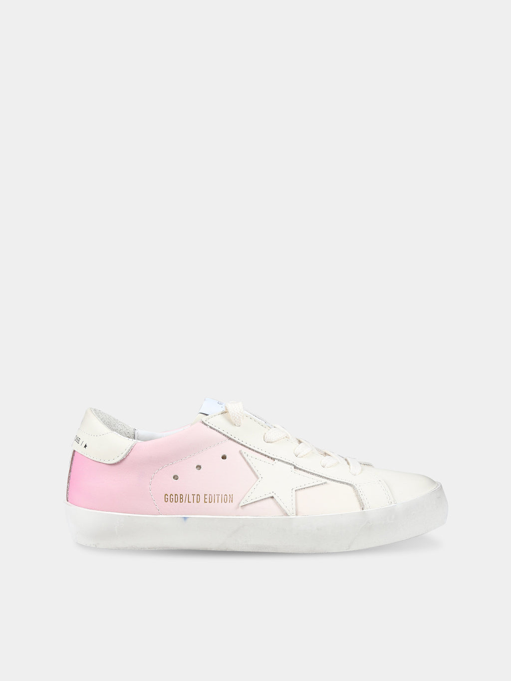 Sneakers rosa per bambina con stella